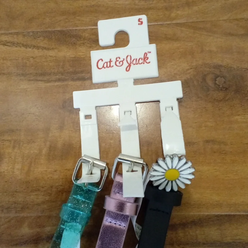 Cat & Jack Girls Belt Bundle, S